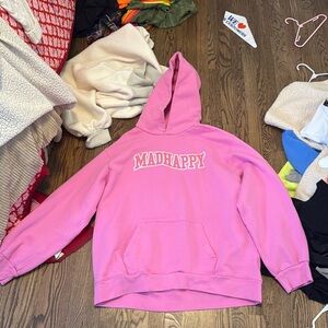 madhappy cooper capsule pink hoodie